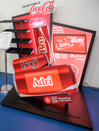 Gosser display felirattal